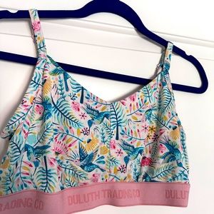Duluth Women's Adjustable Dang Soft Bralette- Large (Hummingbird)